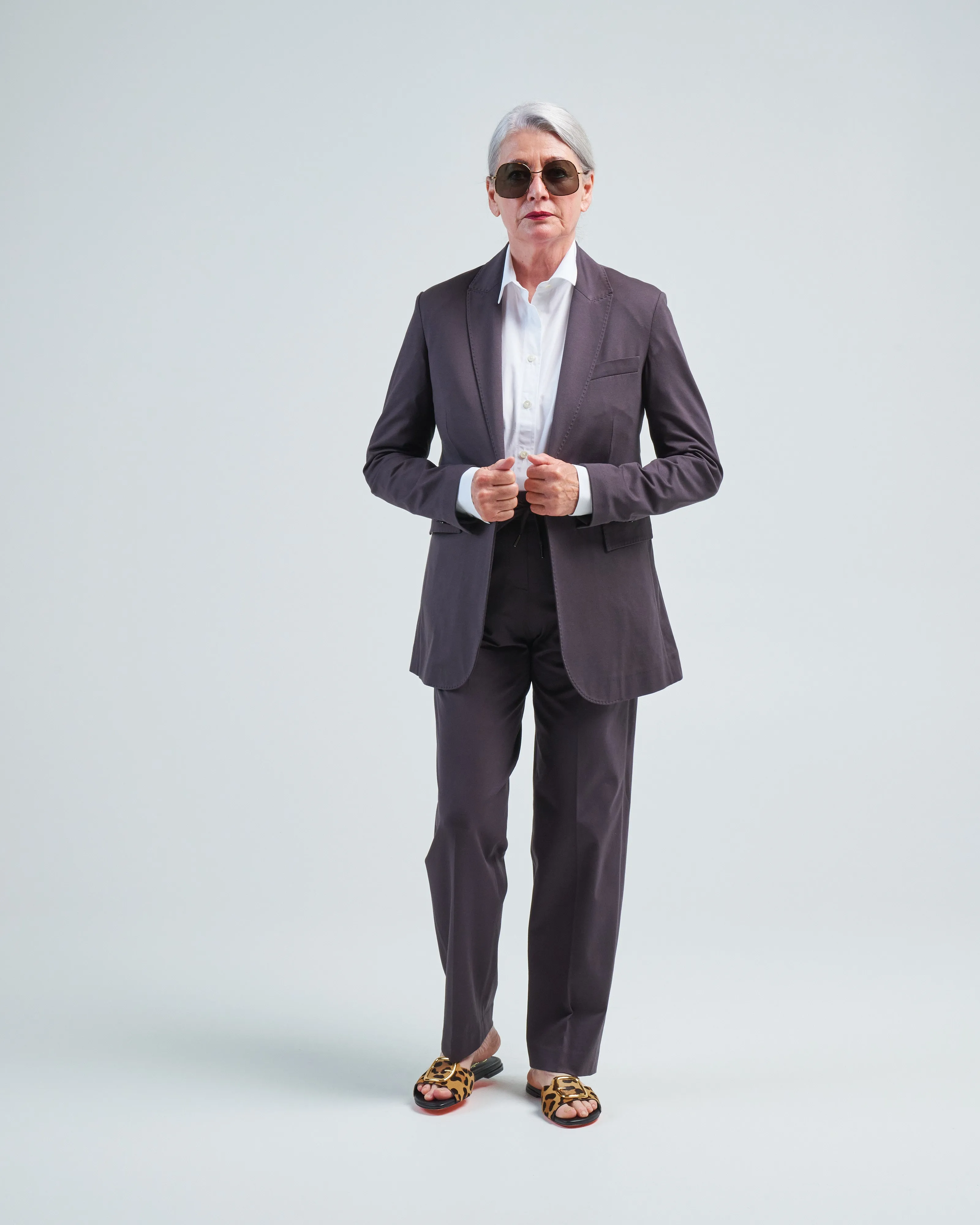 jersey light blazer