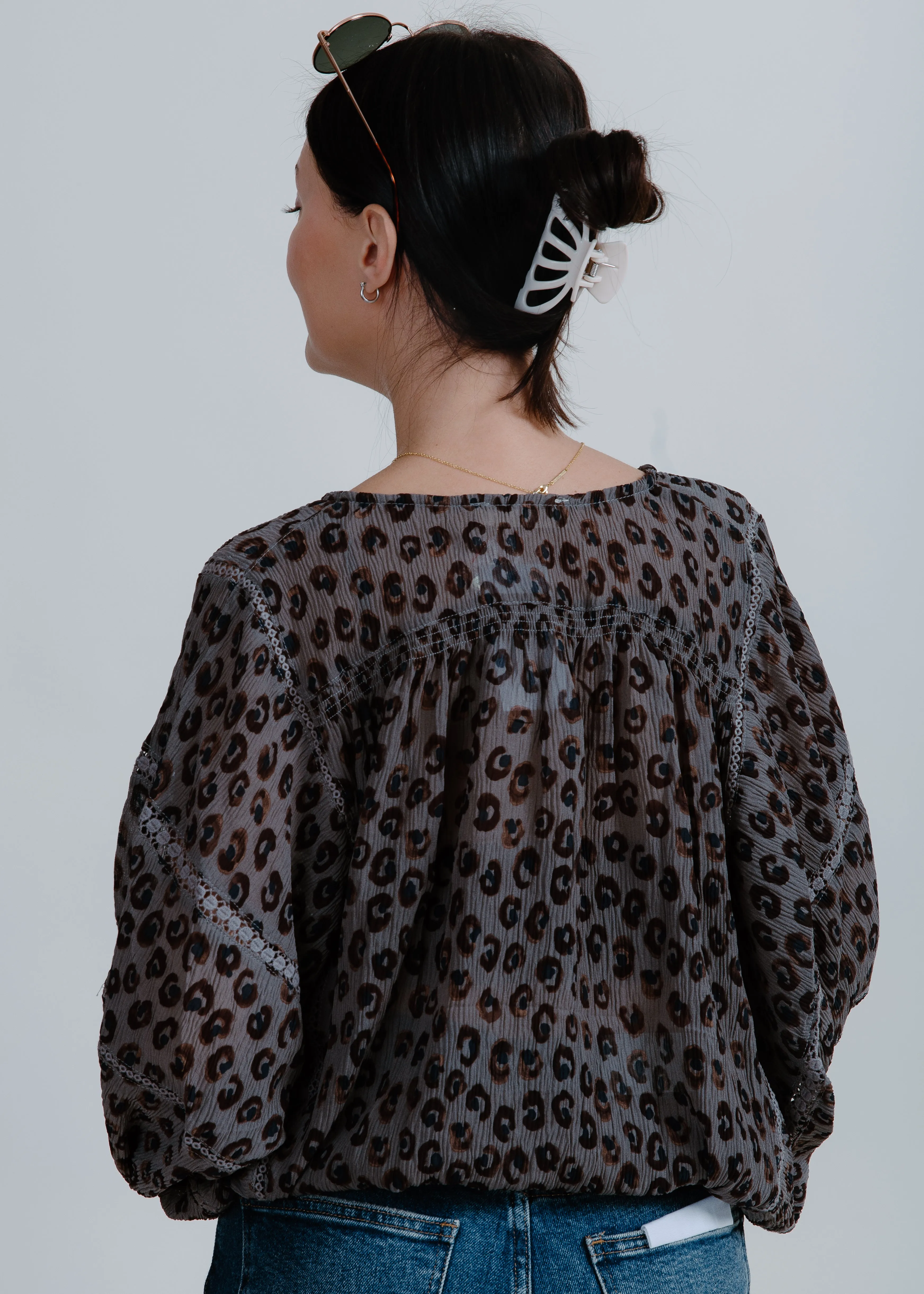 Jessie Leopard Top