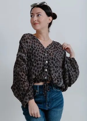 Jessie Leopard Top