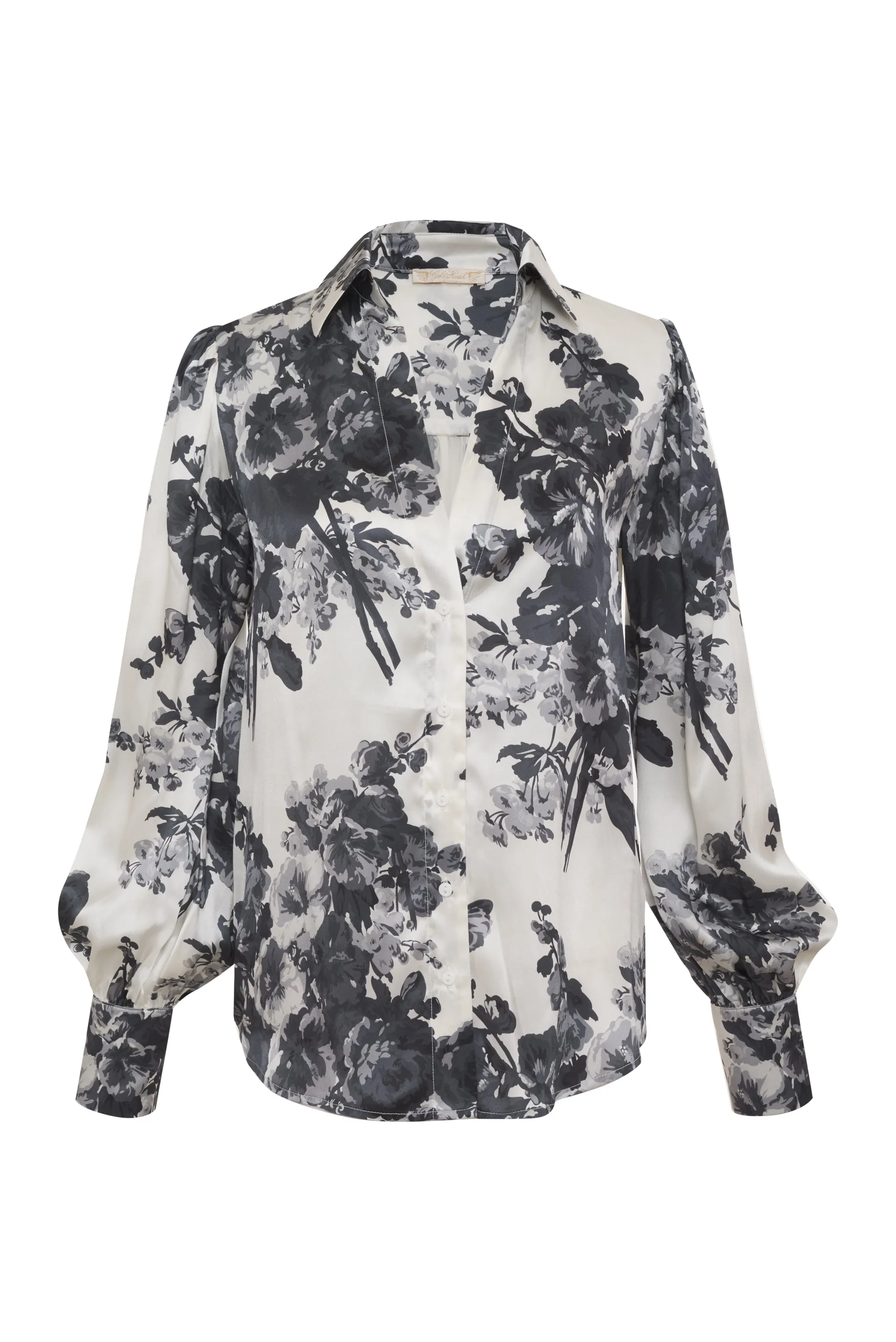 Jocelyn Print Shirt Black Napa