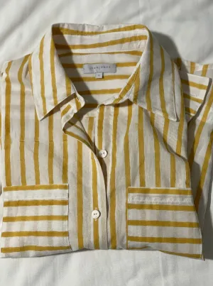 Juliette Shirt, Yellow Stripe