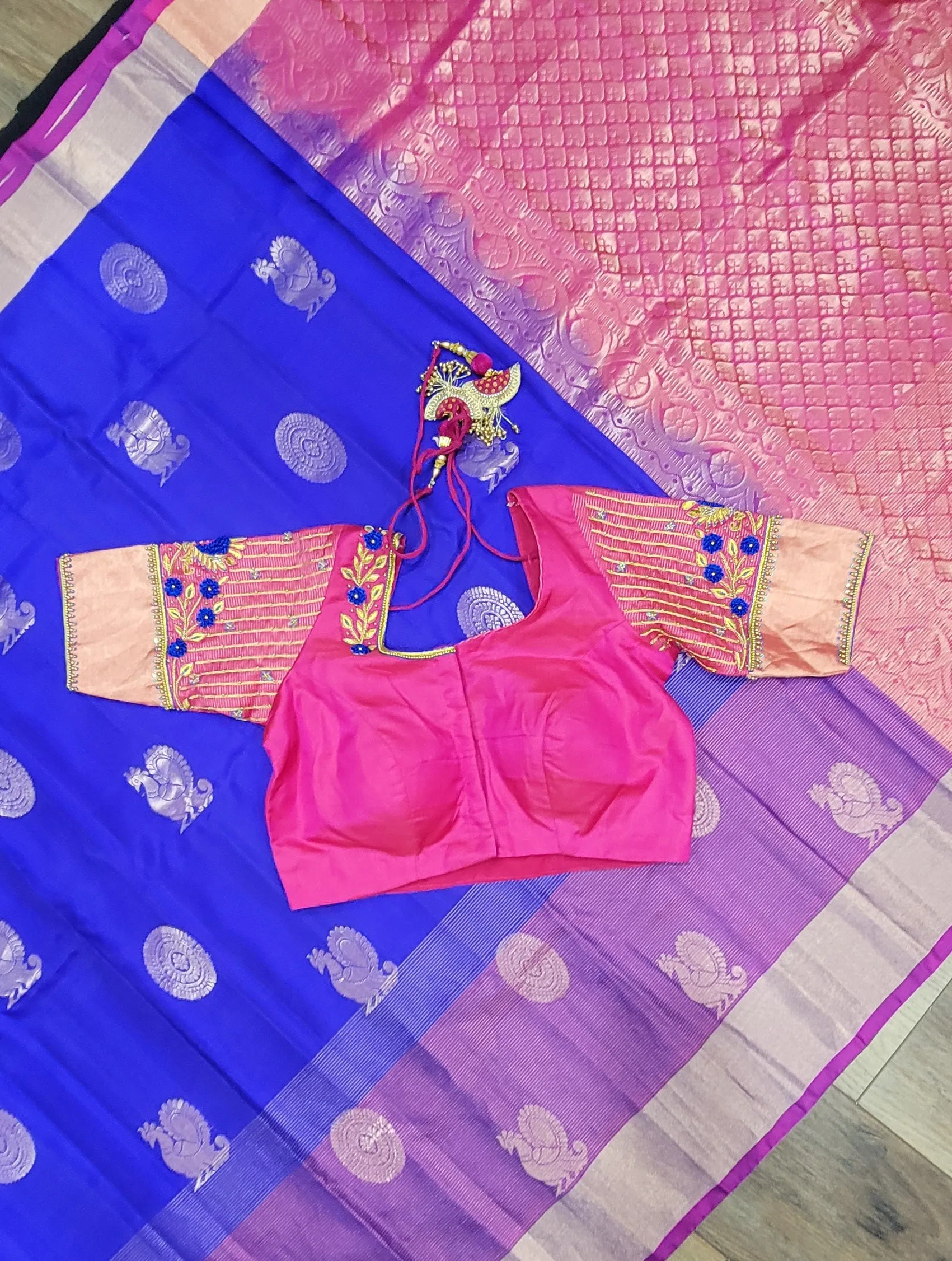 Kanchi Silk Saree w/ Blouse