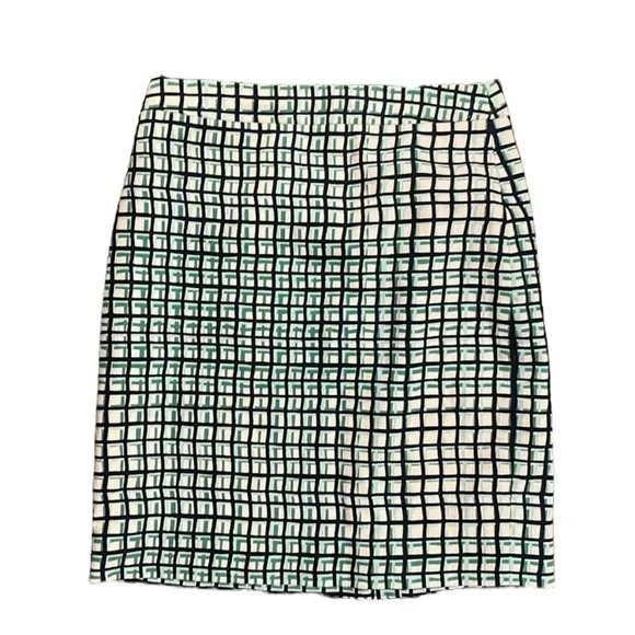 Kate Spade Judy check plaid pencil skirt. Size 6. Like new