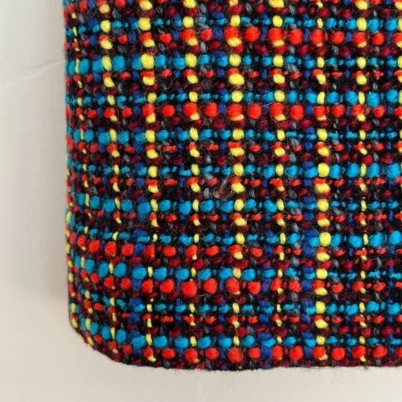 KATE SPADE Judy Wool Tweed Multicolor Classic High Waist Pencil Skirt 00