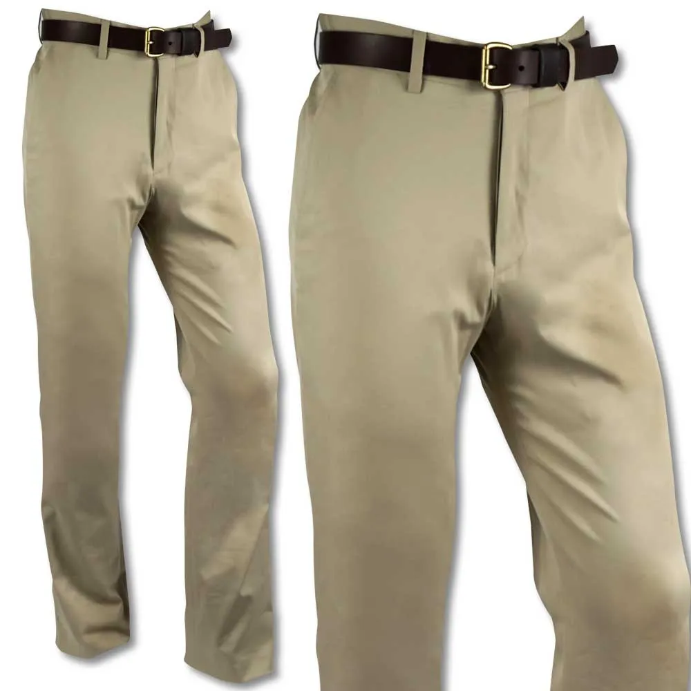 Kevin's Tailored Fit Khaki Stretch Poplin Pant - Slim Fit