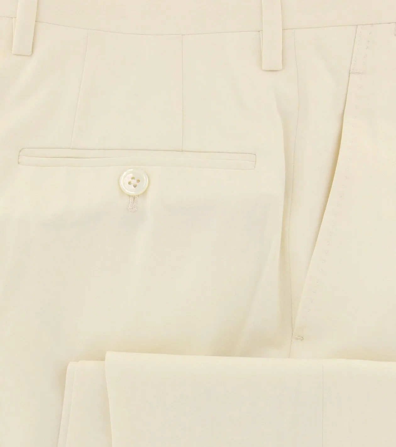 Kiton Off White Pants