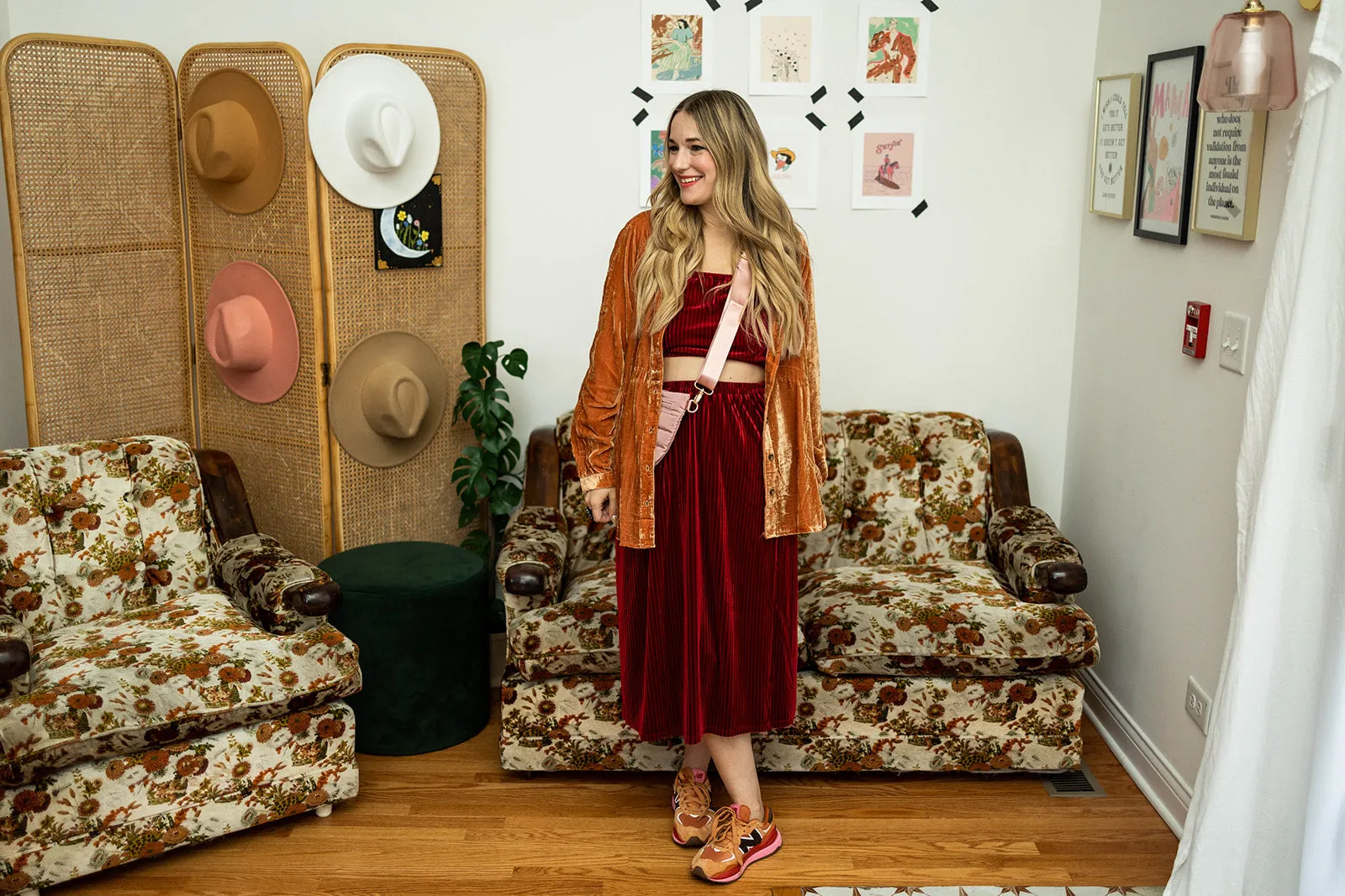 kitt skirt in burgundy