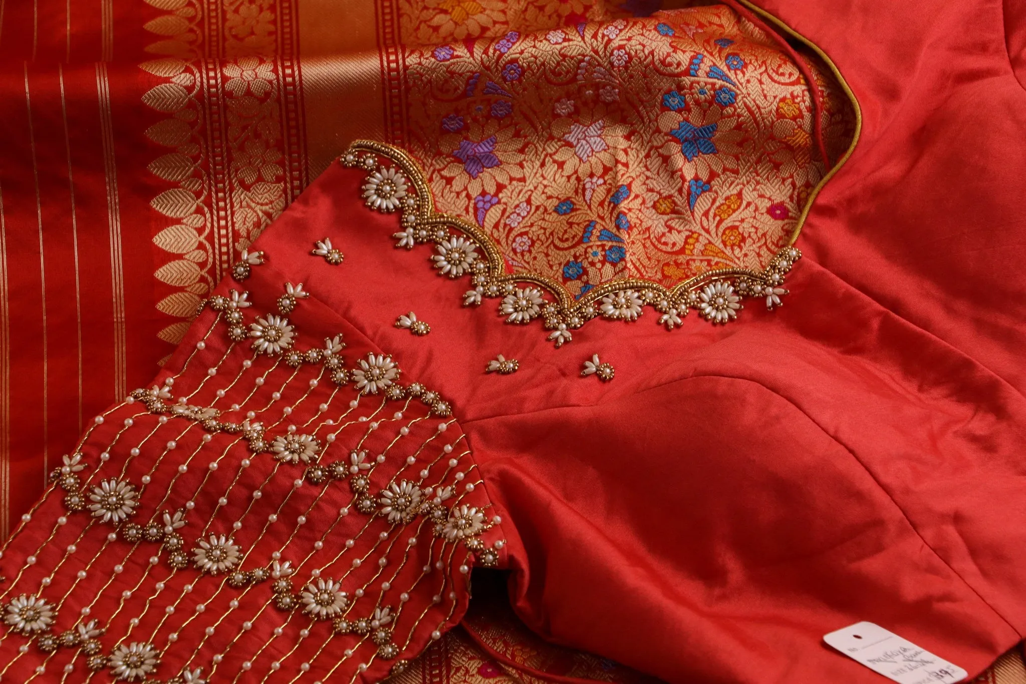 Kora banarasi saree stitched blouse silk saree party wear saree blouse designer blouse maggam work blouse bridal saree blouse traditional