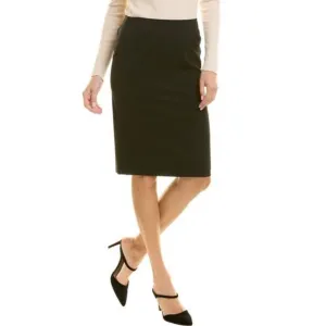 Lafayette 148 Modern Slim black knee length skirt