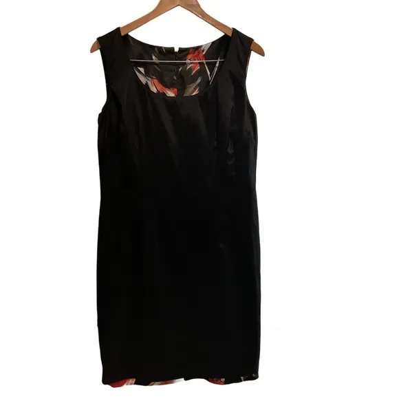 Lafayette 148 NY Rebecca Abstract Floral Dress size 8 Multicolor