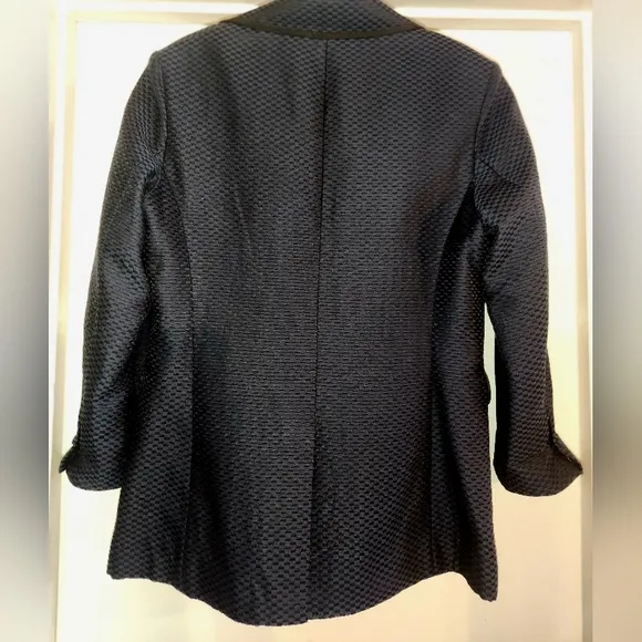 L.A.M.B. Gwen Stefani Navy Blue Blazer Jacket Size 6 EUC  $40
