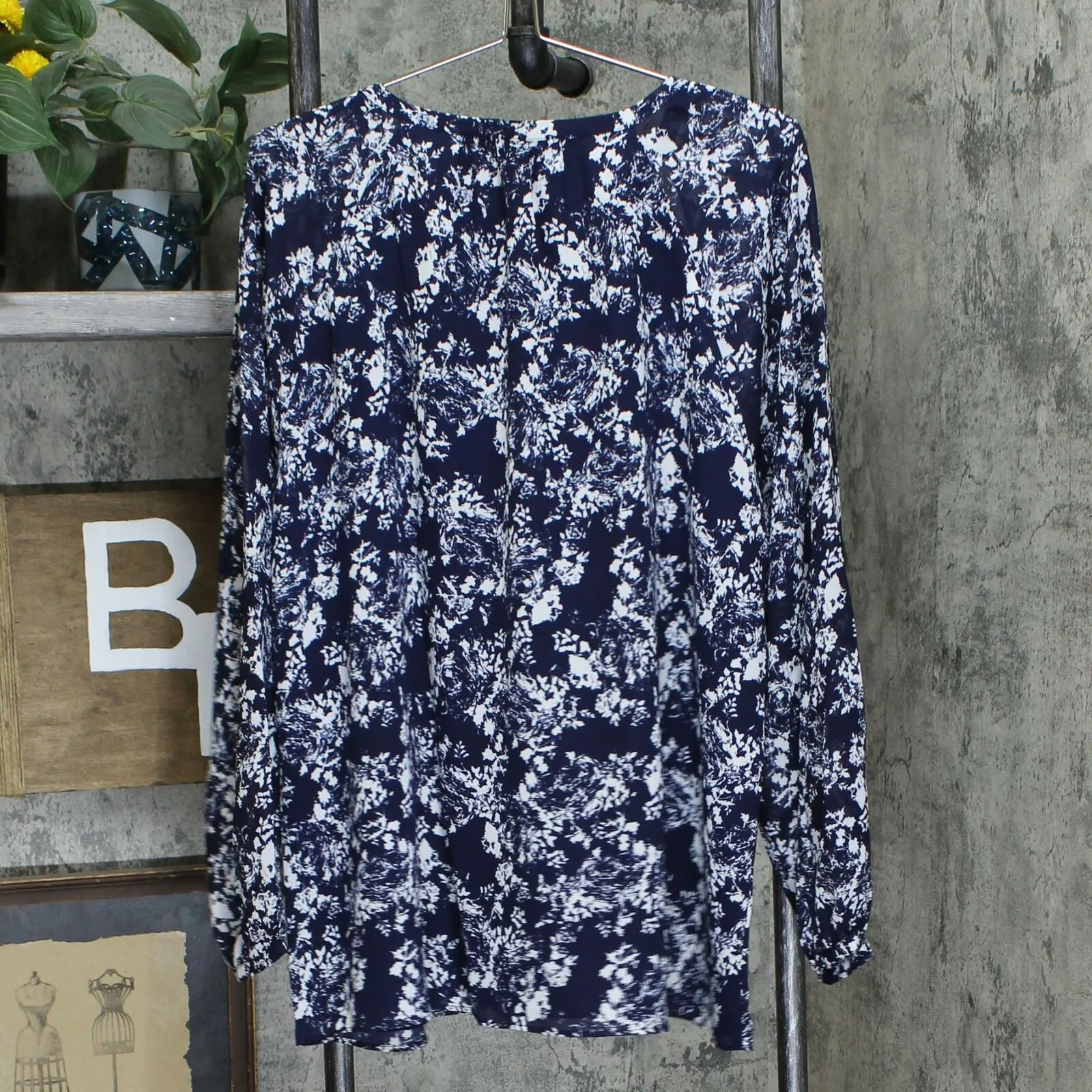 Laurie Felt Women's Woven Blouse With Lace Up Detail