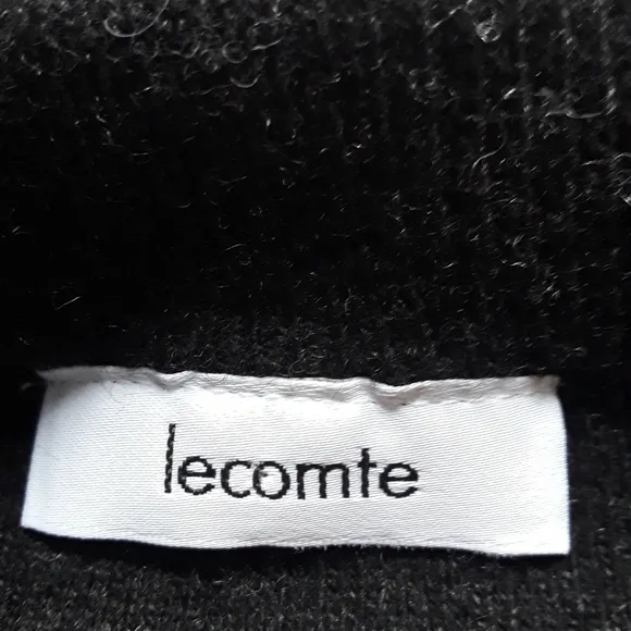 Lecomte Wool Viscose Longline Pencil Skirt Size M/L