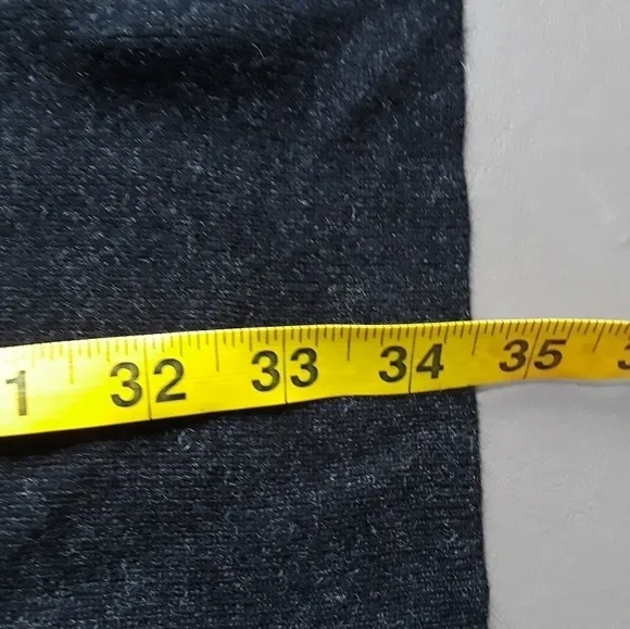 Lecomte Wool Viscose Longline Pencil Skirt Size M/L