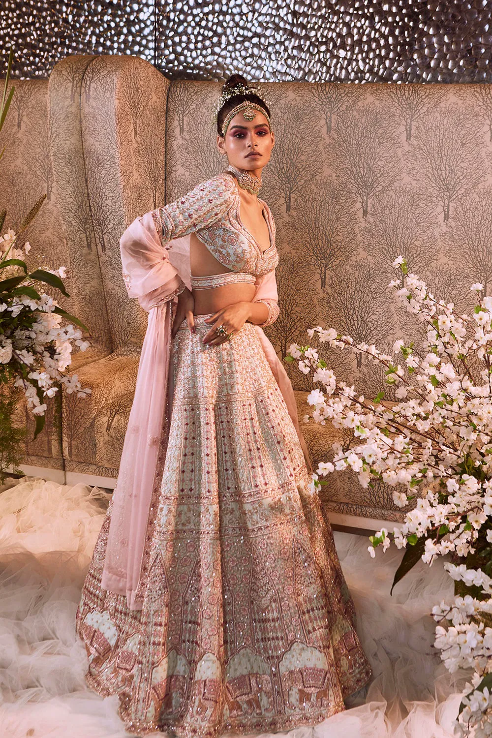 Lehenga, Blouse With Dupatta