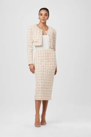 Leilani Pencil Skirt Mango Tweed