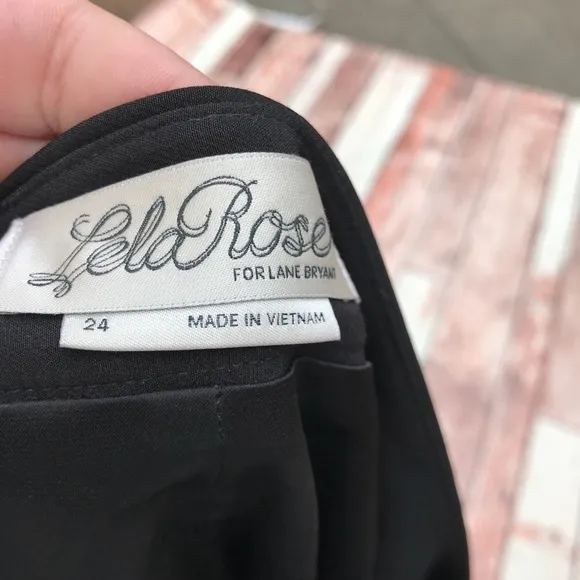 LeLa Rose For Lane Bryant Black Skirt