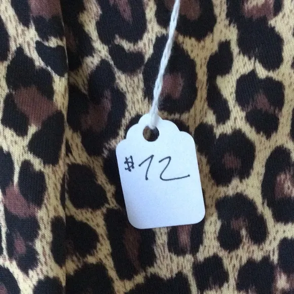 Leopard Print  pencil Skirt