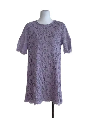 Lilac Purple Lace Sheath Dress