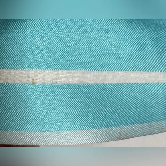 Lilly Pulitzer Kiera Blue Dress Wrapping Silk Organza Stripe Turquoise SZ 0