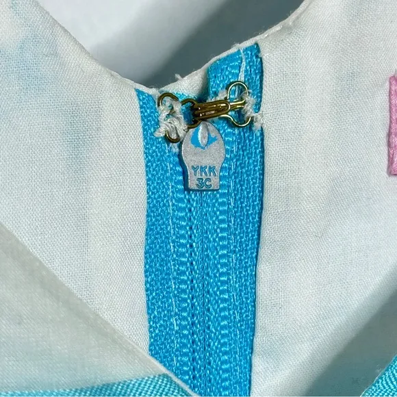 Lilly Pulitzer Kiera Blue Dress Wrapping Silk Organza Stripe Turquoise SZ 0