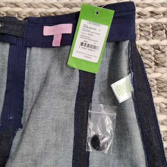 Lilly Pulitzer Marianne Denim Skirt Size 2