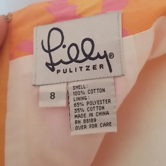 LILLY PULITZER sunset palm skirt