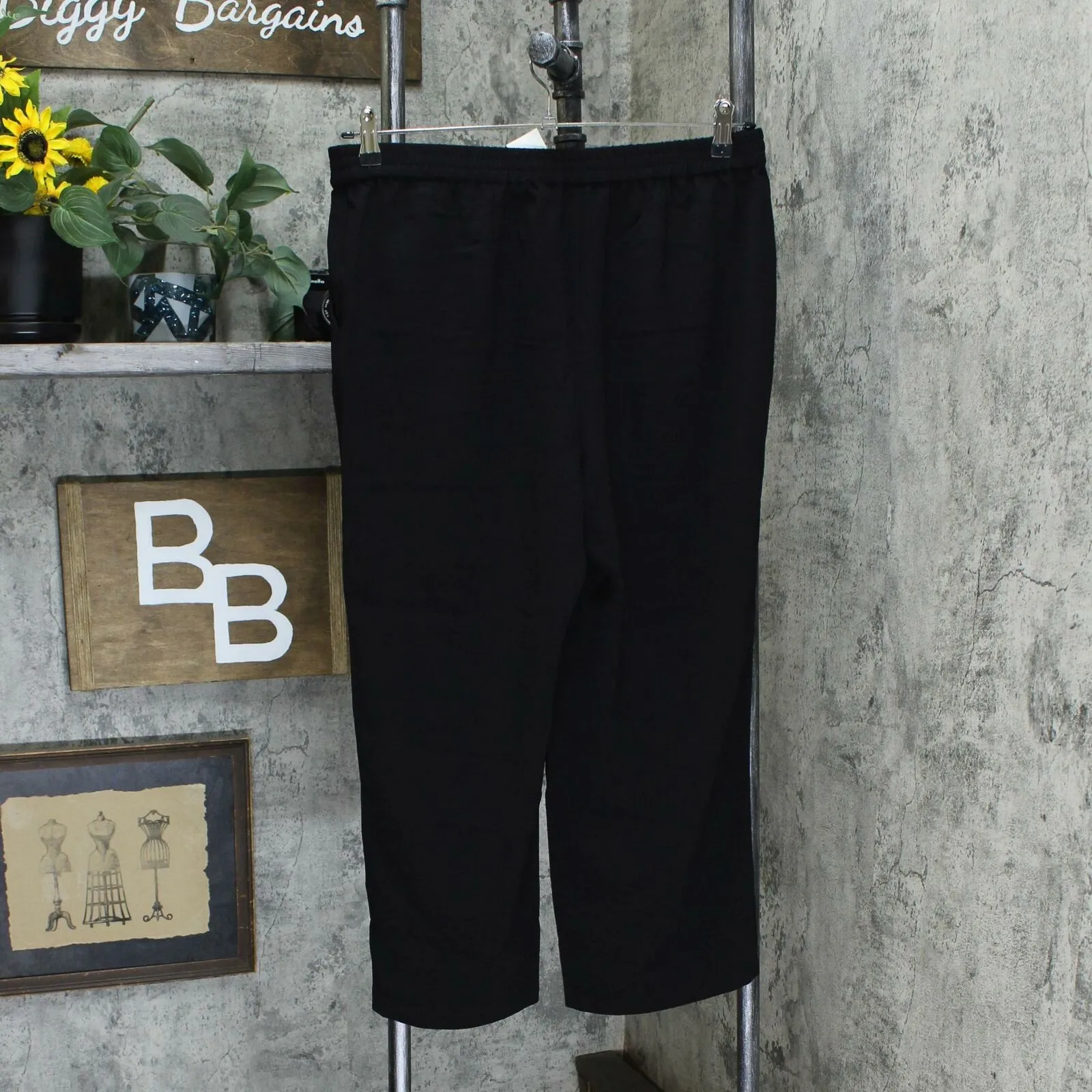 Linea by Louis Dell'Olio Women's Crepe Gauze Crop Pants