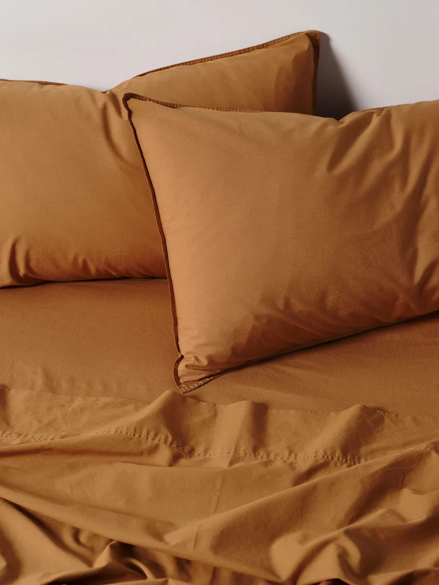 LINEN HOUSE TERRA CINNAMON SHEET SET