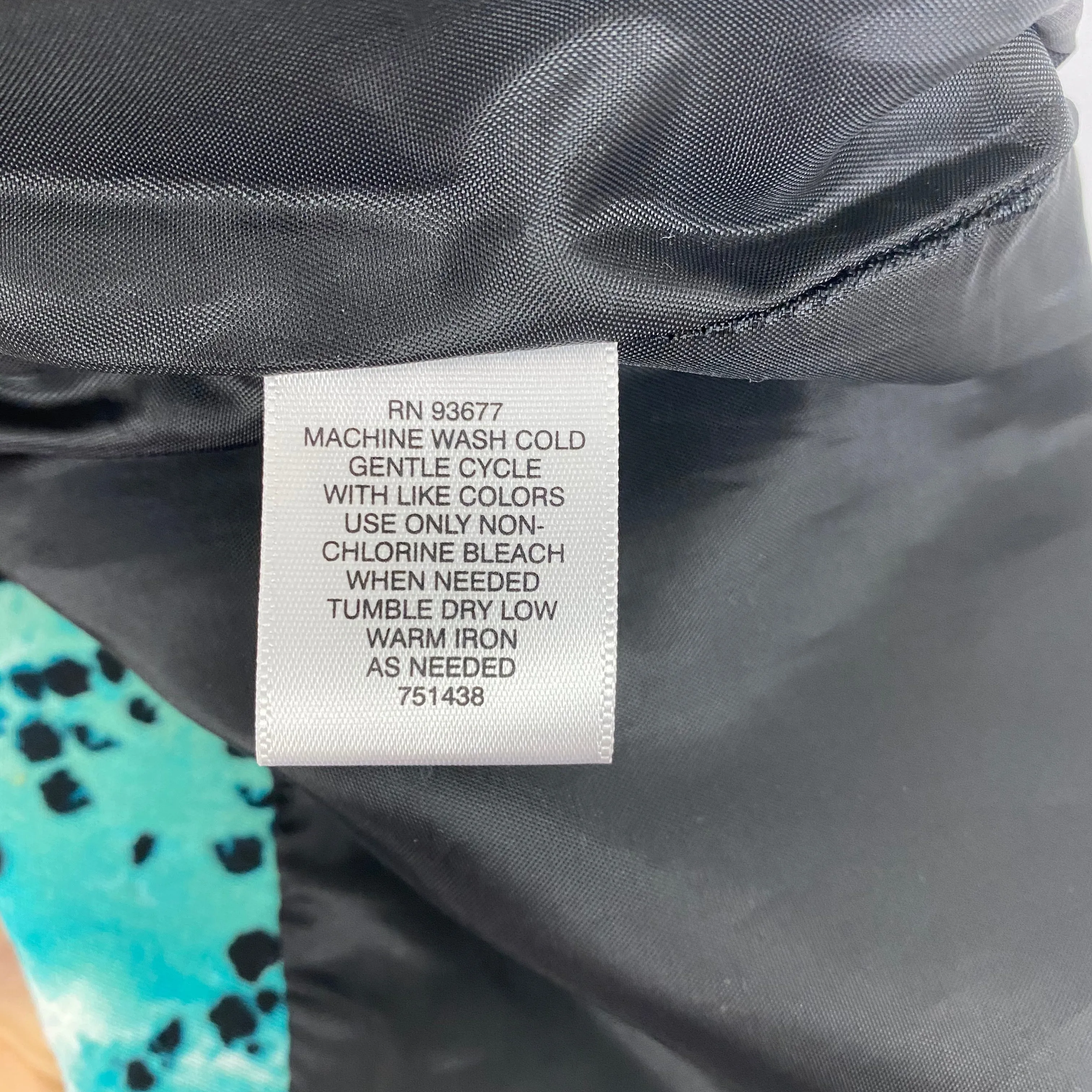 Liz Claiborne Teal Snakeskin Print Pencil Skirt