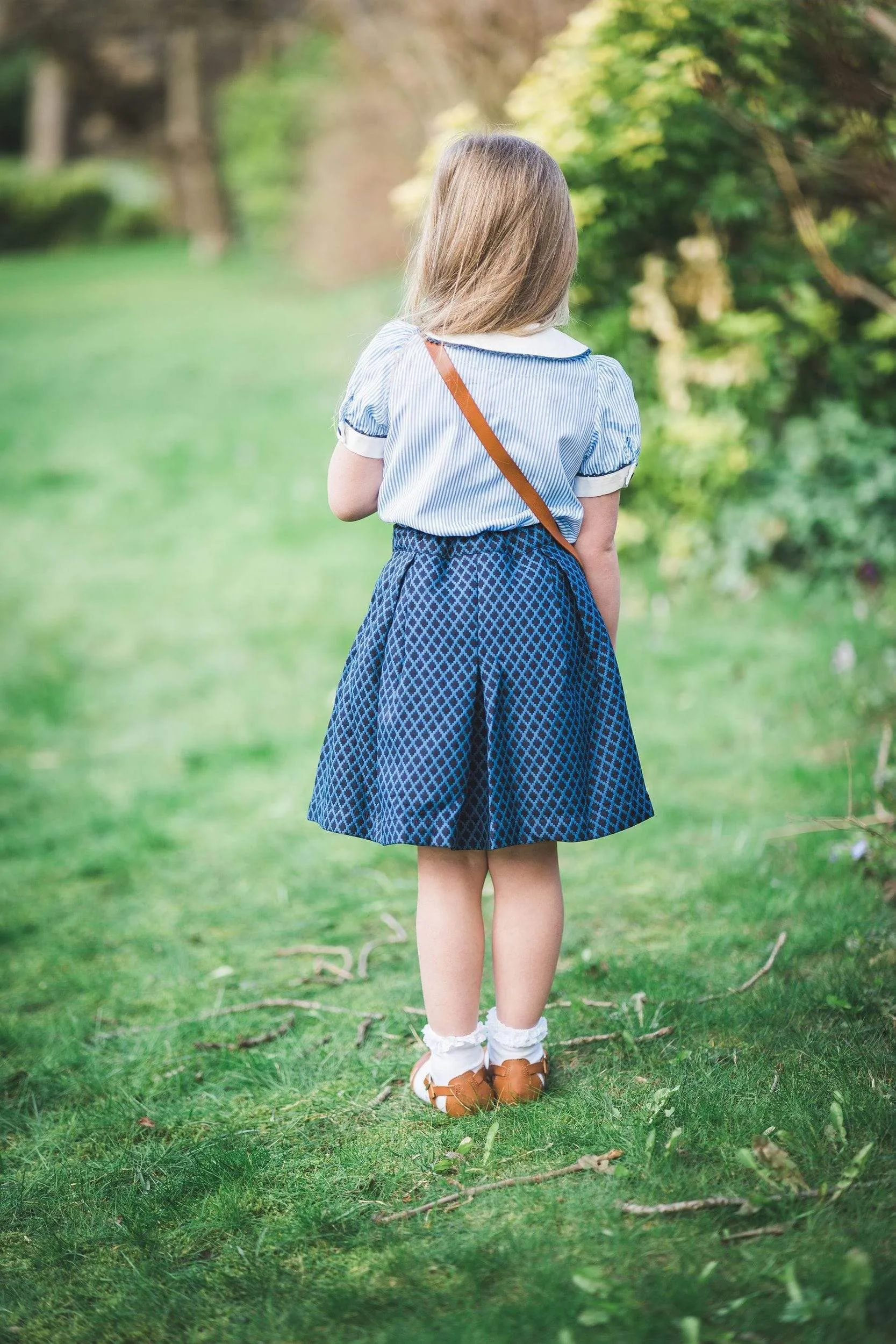 Lucinda: Ticking stripe blouse