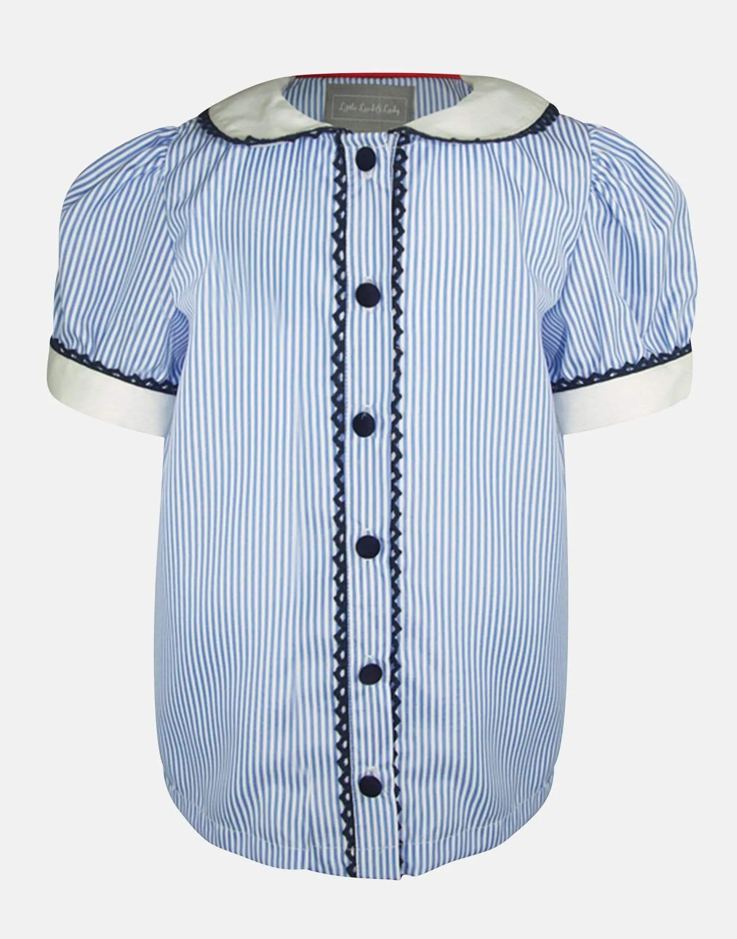 Lucinda: Ticking stripe blouse