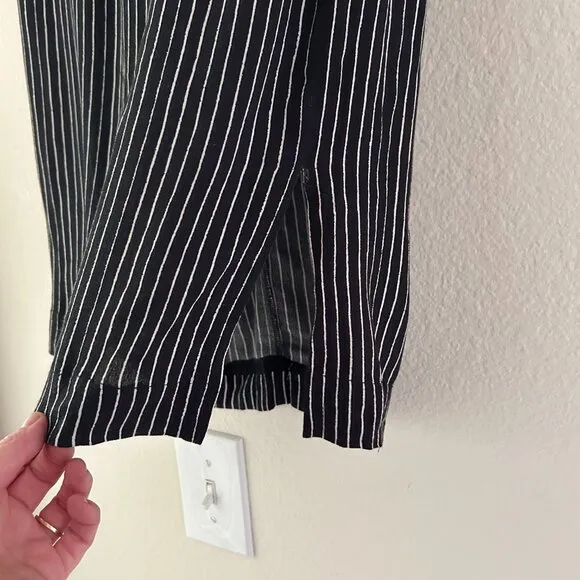 MADEWELL - Chalk stripe pencil skirt