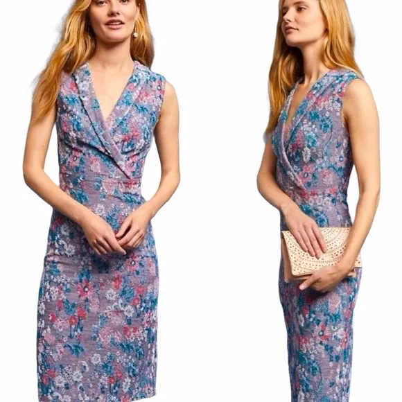 Maeve x Anthropologie | Floral Sheath Dress Summer Spring - Size 4