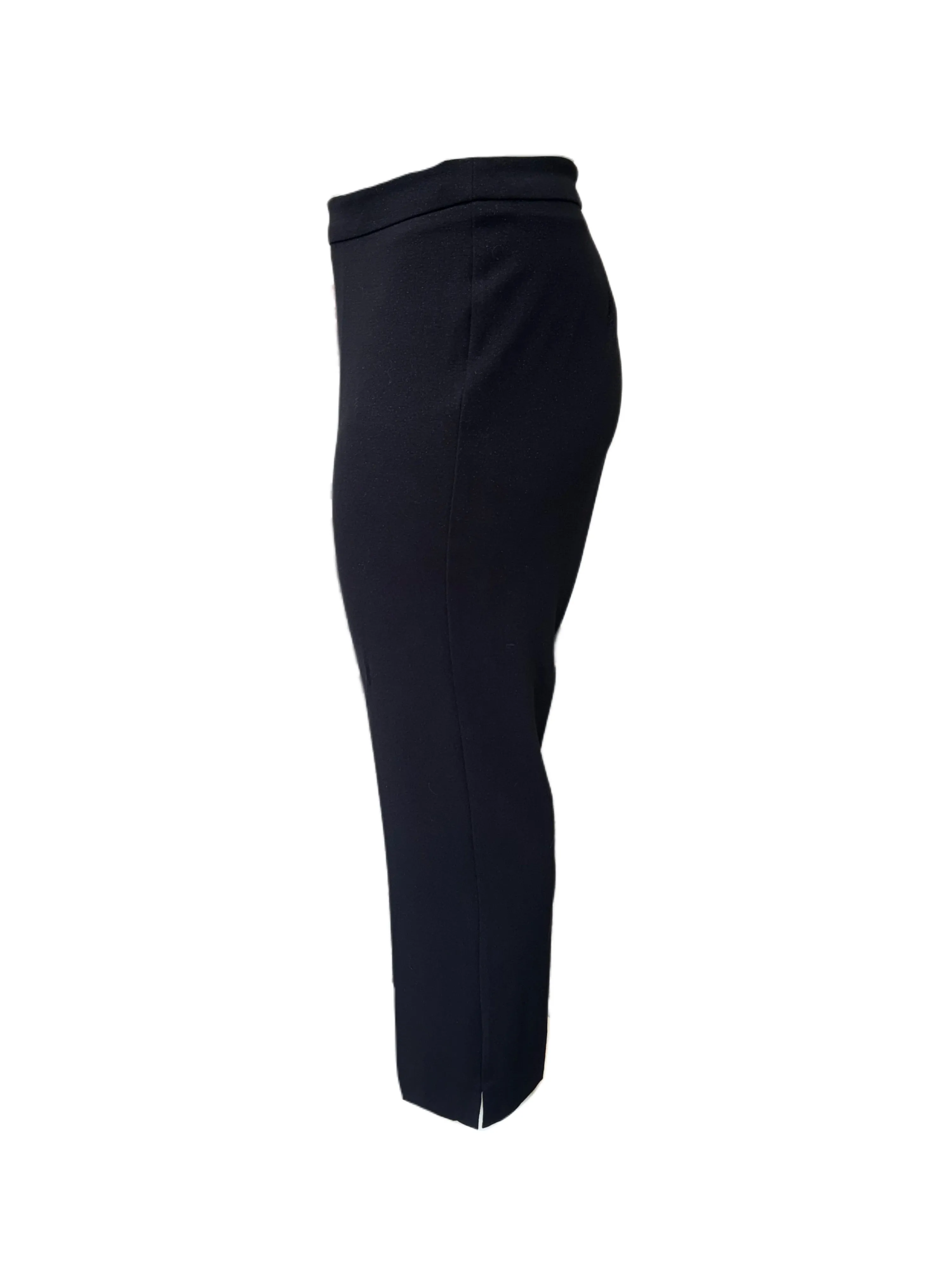 Marina Rinaldi Women's Black Recco Straight Leg Pants NWT