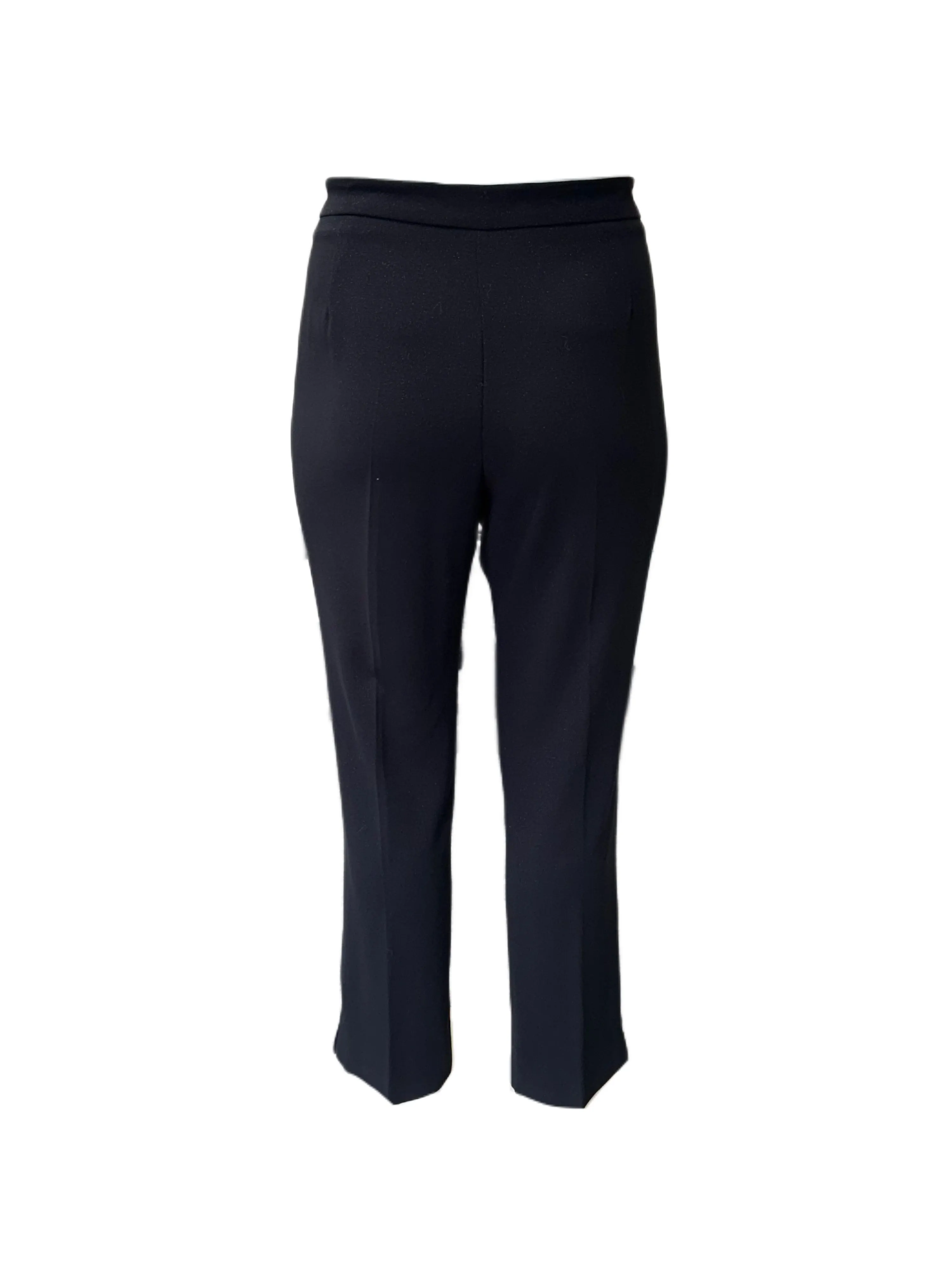Marina Rinaldi Women's Black Recco Straight Leg Pants NWT