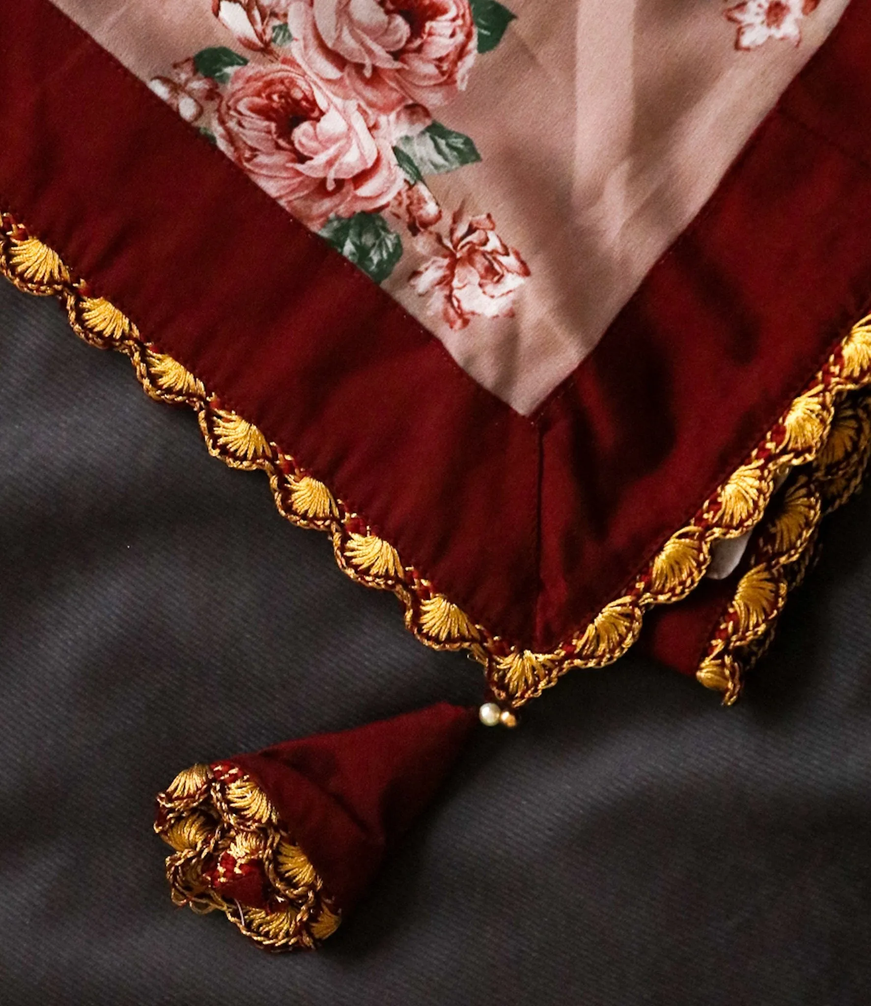 Maroon saree crape Saree fancy saree stitched blouse designer saree unique saree party wear saree silk saree wedding saree