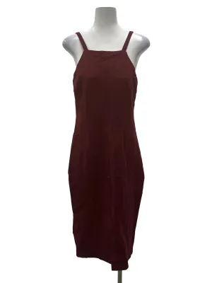 Maroon Sheath Dress