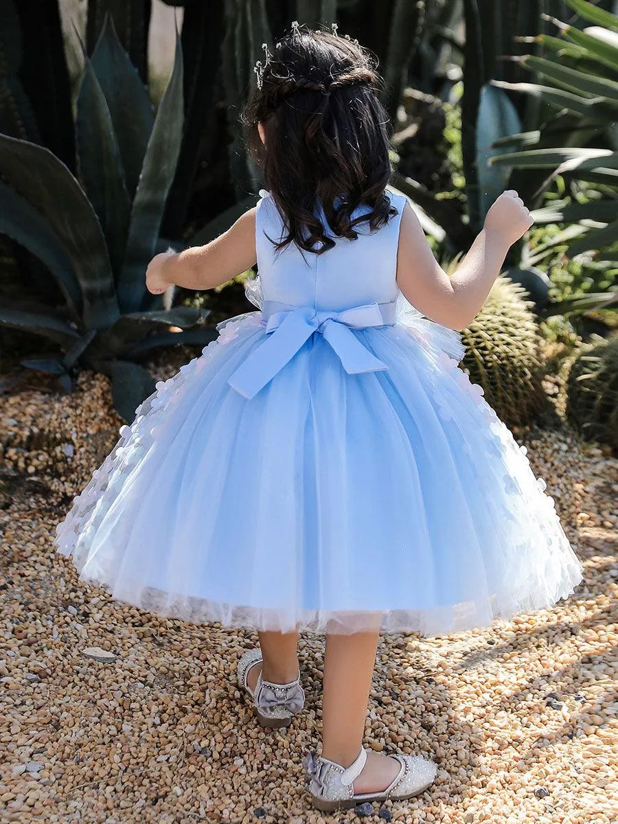 Mesh Flower Baby A-line Princess Dress MKD1013