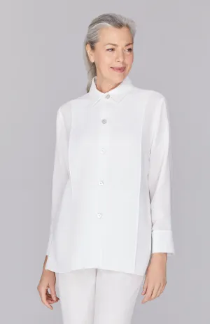 Microlinen Collared Button Down w/ Side Tab