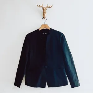 MING Wang Women's Black Blazer Jacket Size XS