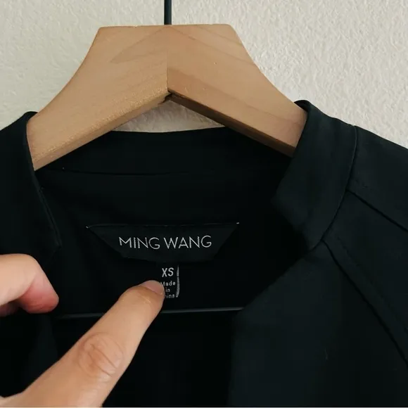 MING Wang Women's Black Blazer Jacket Size XS