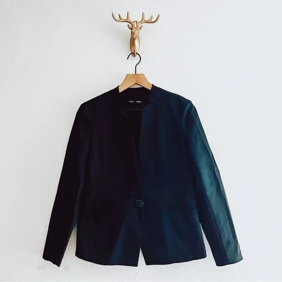 MING Wang Women's Black Blazer Jacket Size XS