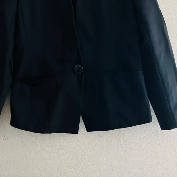 MING Wang Women's Black Blazer Jacket Size XS