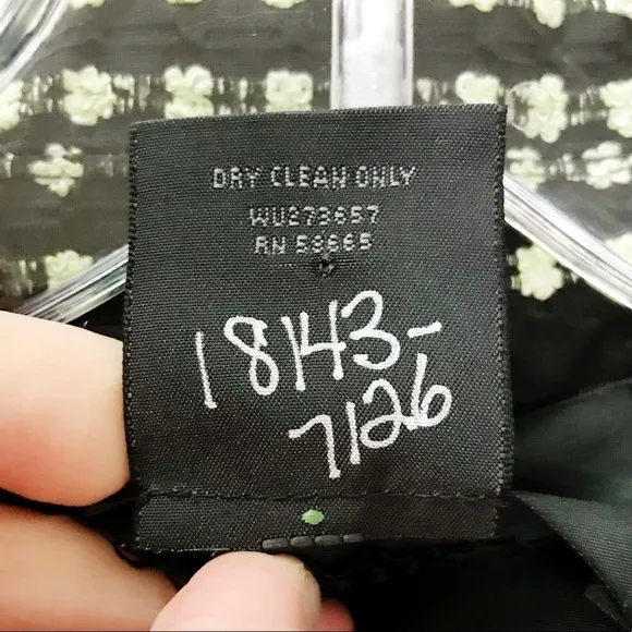 Miss Wu Check Jacquard Jacket Blazer Size 8 EUC