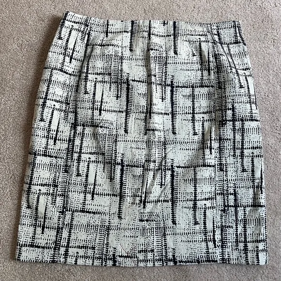 MM Lafleur Cubist Jacquard Cotton Blend Noho Pencil Skirt Sz. 14