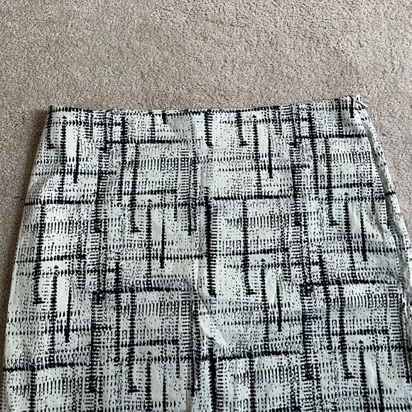 MM Lafleur Cubist Jacquard Cotton Blend Noho Pencil Skirt Sz. 14