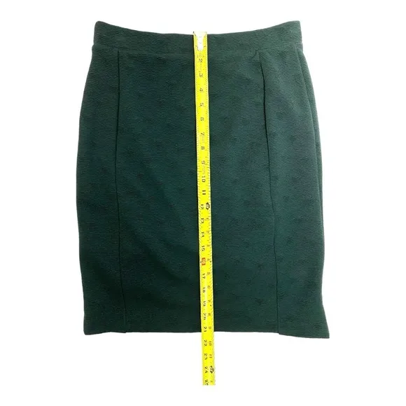 Moulinette Souers green and black brocade skirt