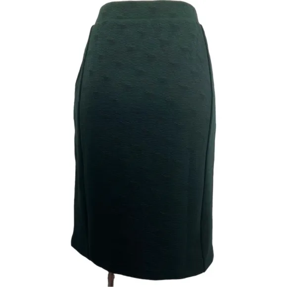 Moulinette Souers green and black brocade skirt