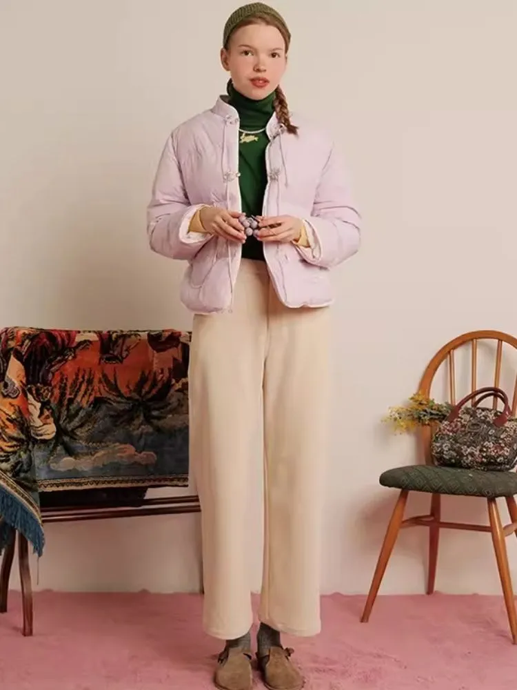 Multicolor Corduroy 9-Minute Straight-Leg Pants